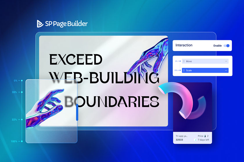Unlock the Power of Web Design with SP Page Builder Interaction & Animation Features