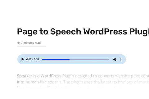 WordPress плагин CodeCanyon Speaker