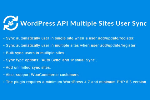 CodeCanyon WordPress API Multiple Sites User Sync