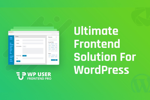 weDevs WP User Frontend Pro