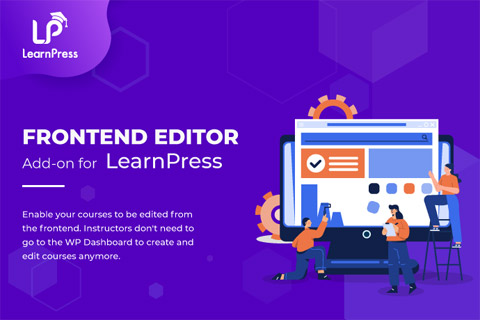 WordPress плагин LearnPress Frontend Editor