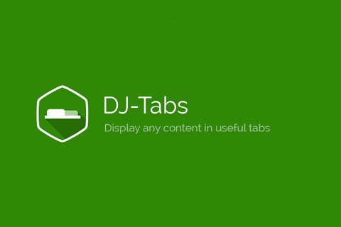 Joomla расширение DJ-Tabs