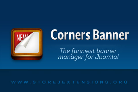 Joomla расширение Corners Banner