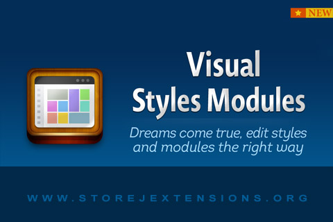 Joomla расширение Visual Styles Modules