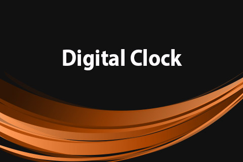 Joomla расширение JoomClub Digital Clock