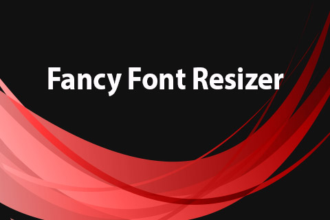 Joomla расширение JoomClub Fancy Font Resizer