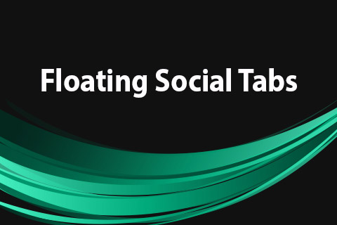 Joomla расширение JoomClub Floating Social Tabs