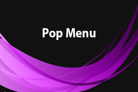 Joomla расширение JoomClub Pop Menu
