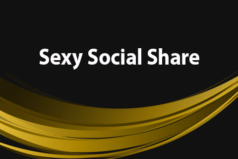 Joomla расширение JoomClub Sexy Social Share