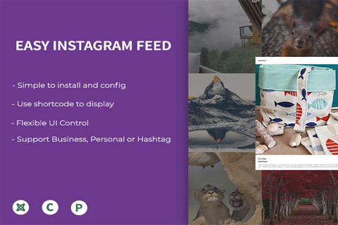 Joomla расширение JUX Easy Instagram Feed