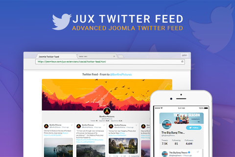 Joomla расширение JUX Twitter Feed