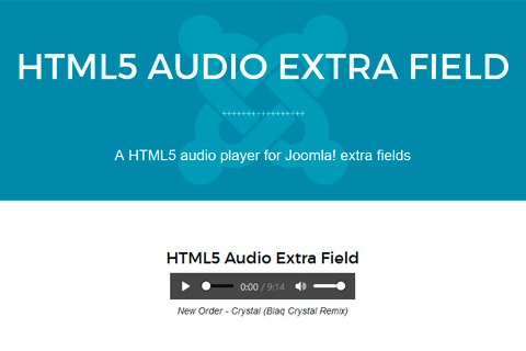 Joomla расширение JXTC HTML5 Audio Custom Field
