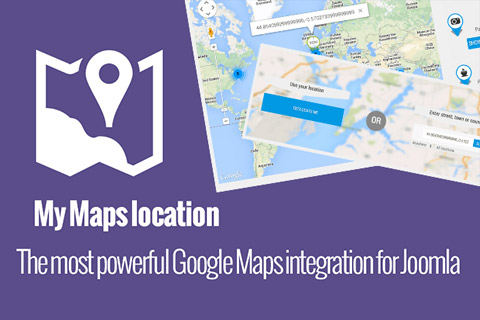 Joomla расширение JoomUnited My Maps location