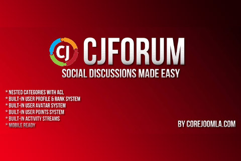 Joomla расширение CjForum