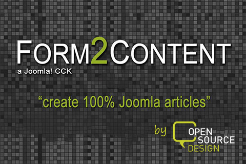 Joomla расширение Form2Content Pro