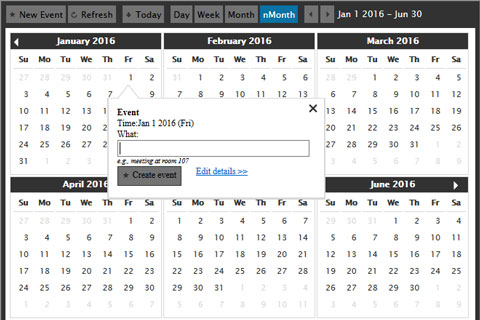 Joomla расширение Multi Calendar