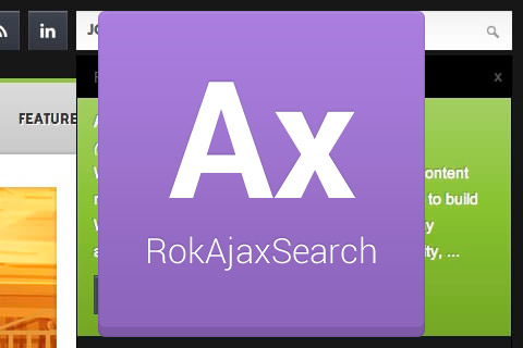 Joomla расширение RokAjaxSearch