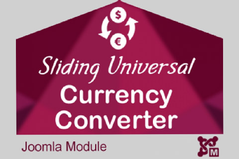 Joomla расширение Sliding Universal Currency Converter