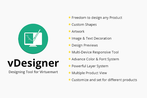 Joomla расширение vDesigner for VirtueMart