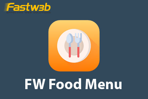 Joomla расширение FW Food Menu