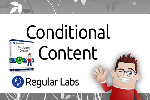 Joomla расширение Conditional Content Pro