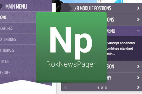 Joomla расширение RokNewsPager