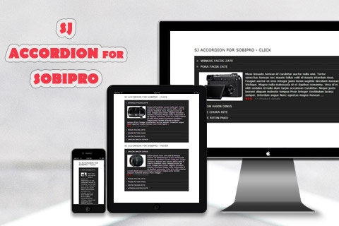 Joomla расширение SJ Accordion for SobiPro