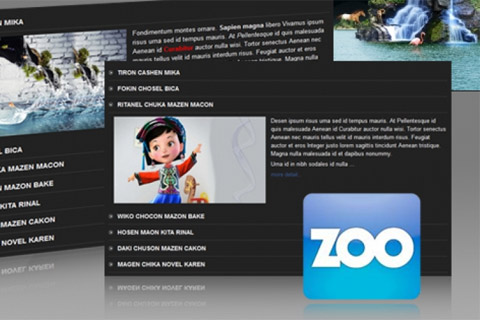 Joomla расширение SJ Accordion for Zoo