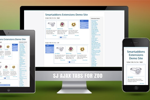 Joomla расширение SJ Ajax Tabs for Zoo