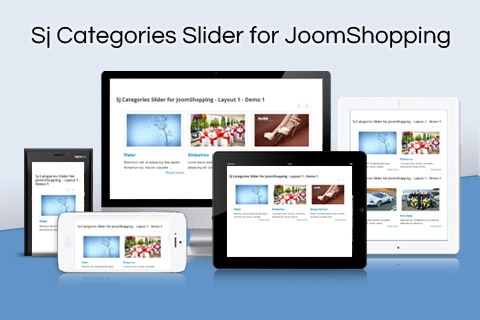 Joomla расширение SJ Categories Slider for JoomShopping