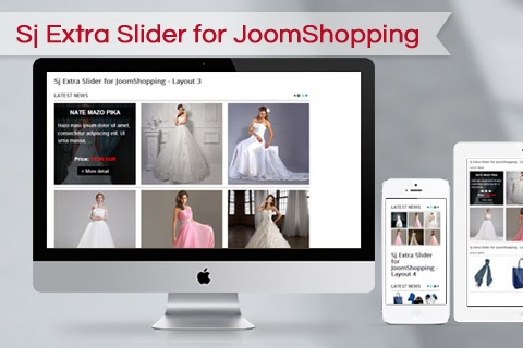 Joomla расширение SJ Extra Slider for JoomShopping