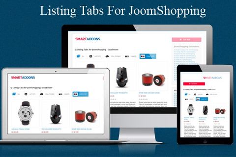 Joomla расширение SJ Listing Tabs for JoomShopping