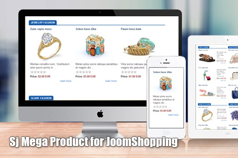 Joomla расширение SJ Mega Product for JoomShopping
