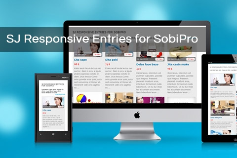 Joomla расширение SJ Responsive Entries for SobiPro