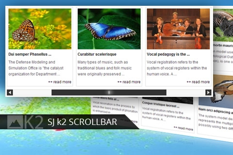 Joomla расширение SJ Scrollbar for K2