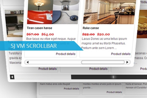 Joomla расширение SJ Scrollbar for Virtuemart
