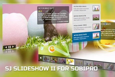 Joomla расширение SJ Slideshow II for SobiPro