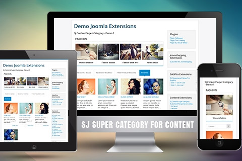 Joomla расширение SJ Super Category for Content