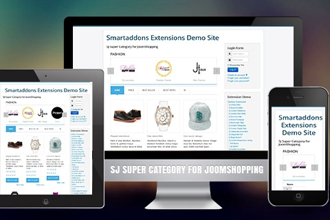 Joomla расширение SJ Super Category for JoomShopping