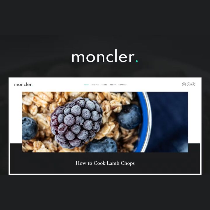 WordPress шаблон ThemeForest Moncler
