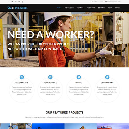 LTheme Industrial Onepage
