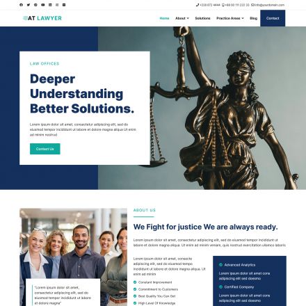 AGE Themes Lawyer Onepage