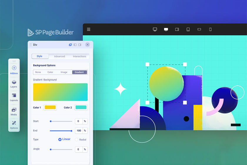 Enhancing Your Joomla Webpage with Custom Shapes Using SP Page Builder