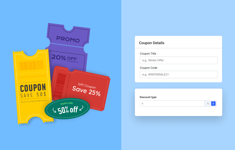 Создание купонов в EasyStore
