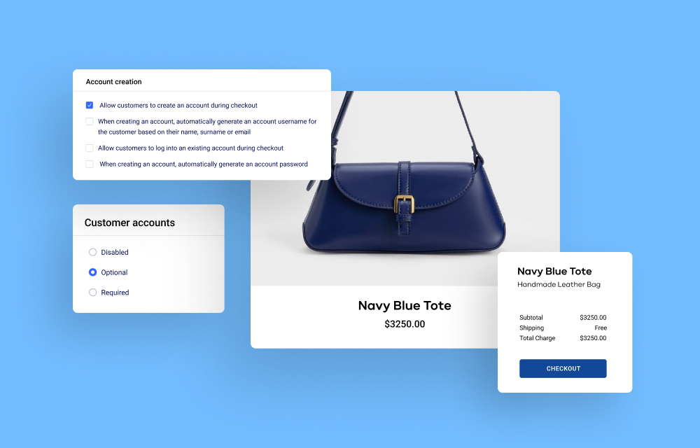 Процесс оформления заказа в EasyStore