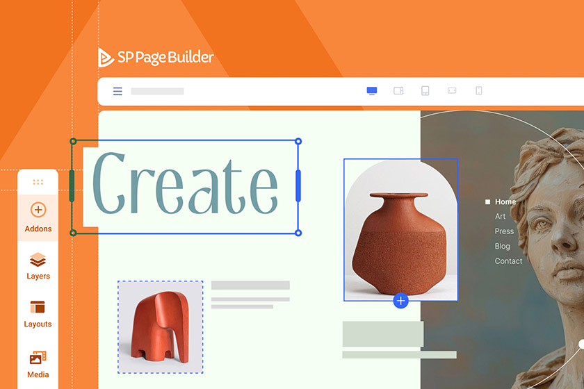 SP Page Builder - инструмент для создания сайтов