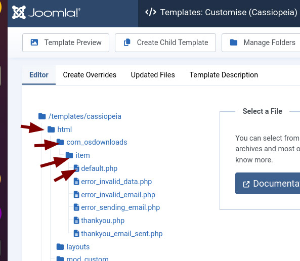 Файл default.php в структуре шаблона