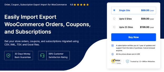 Order Import Export Plugin для WooCommerce