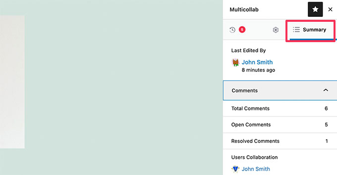 Сводка комментариев