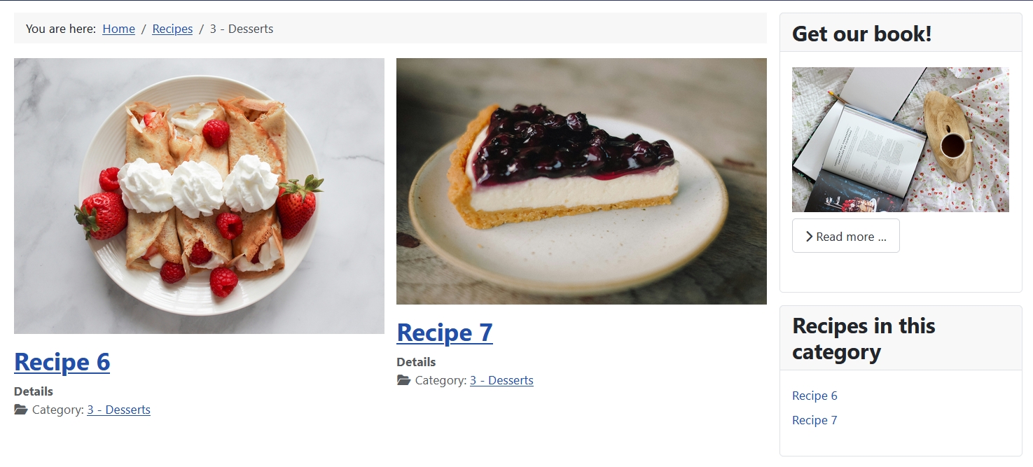 Материалы в категории Десерты